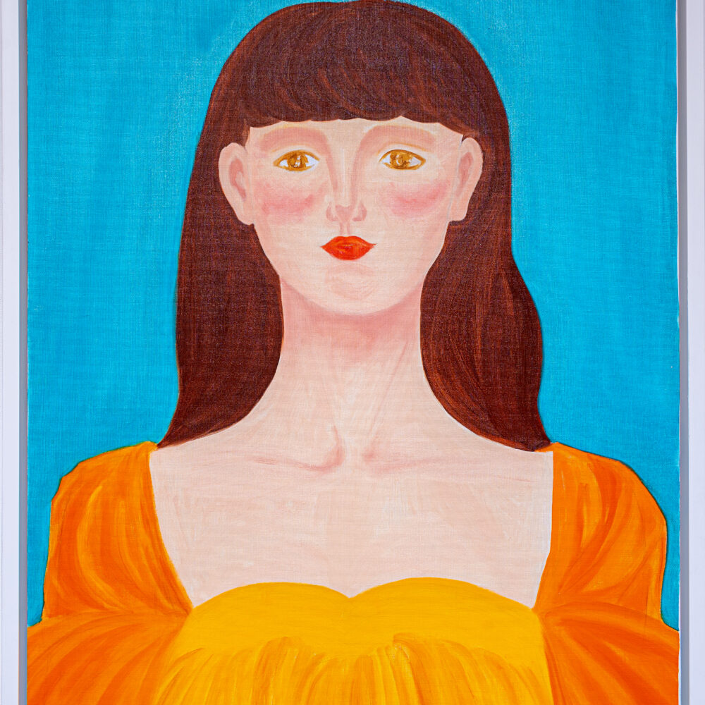 Girl in an orange dress (Cô gái trong chiếc váy cam)